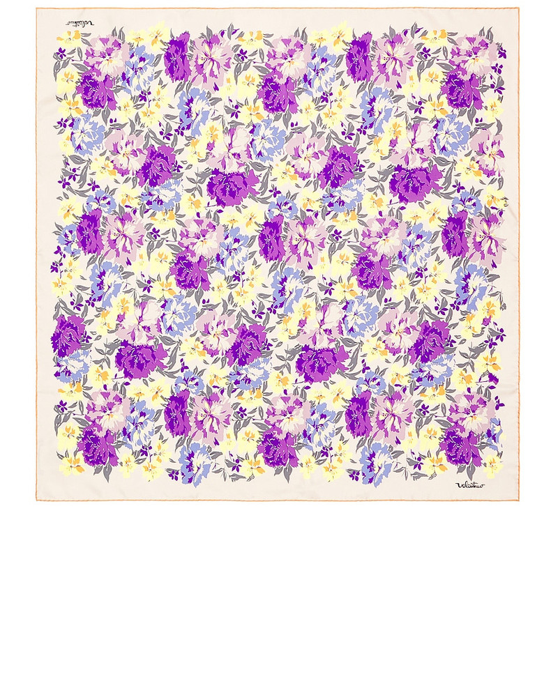 Valentino Flowerism Fiori Acquarello Shawl outlook