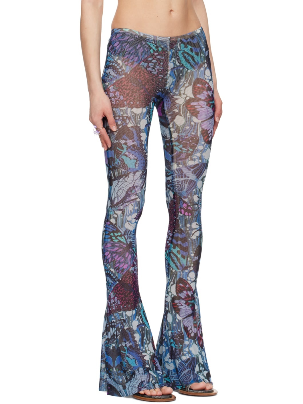 Blue Butterfly Pants - 2