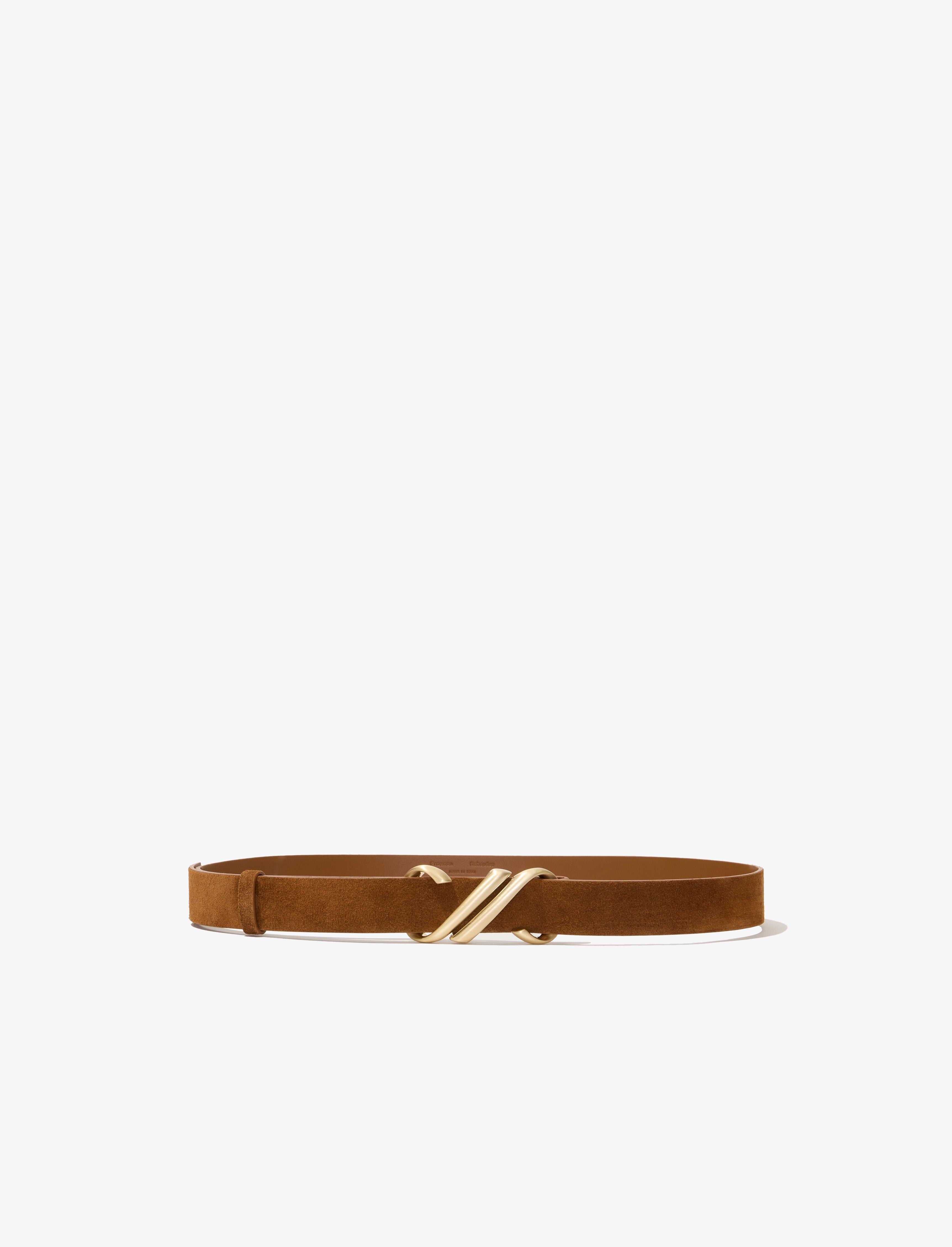 Monogram Belt in Suede - 1