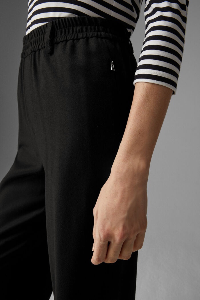 Mio Flannel pants in Black - 5