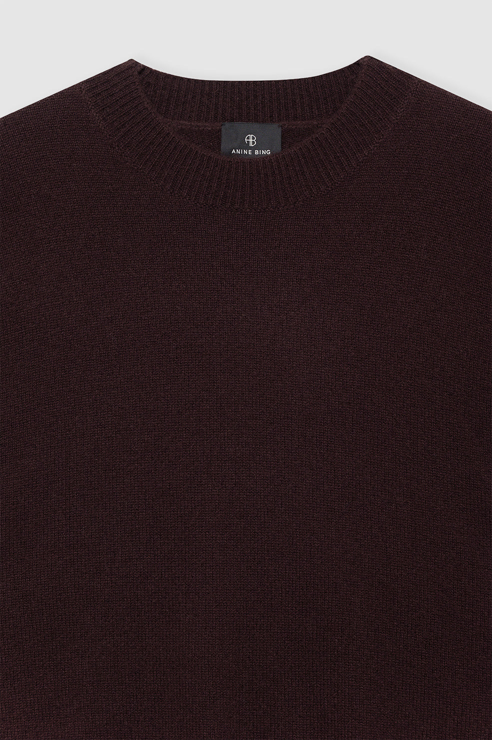 Lee Crew Sweater - Deep Brown - 4