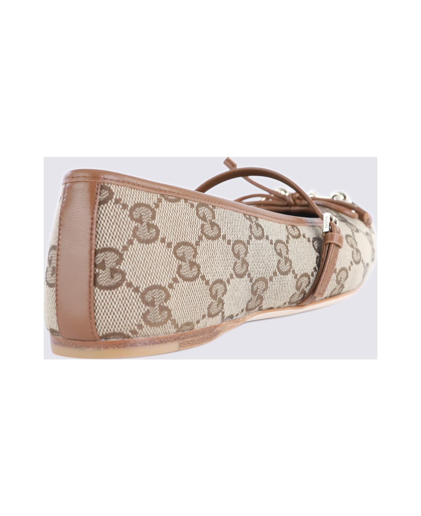 Beige Ballerina Flat - 2