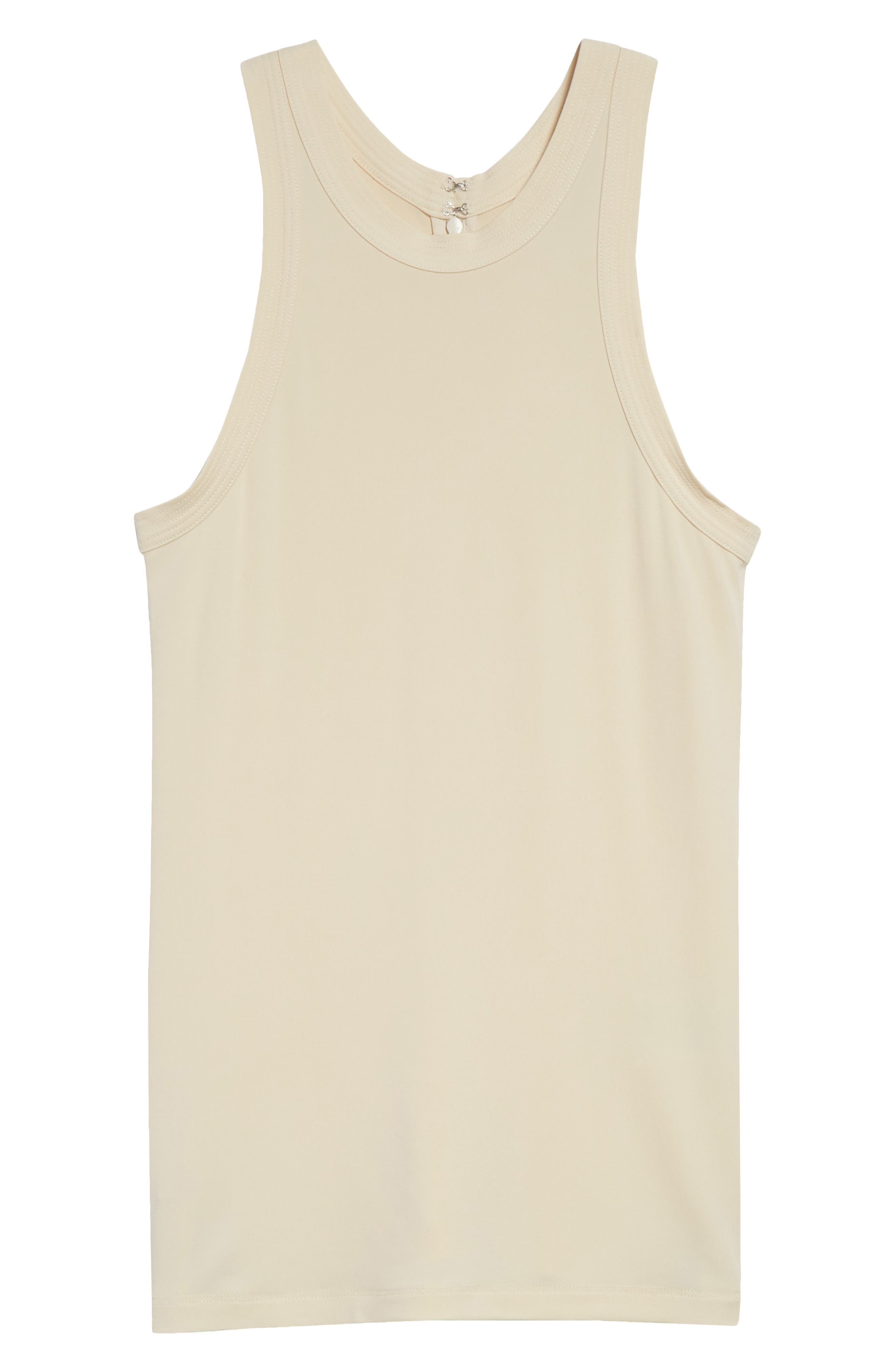 TOTEME Fluid Jersey Sleeveless Top in Ecru at Nordstrom - 5