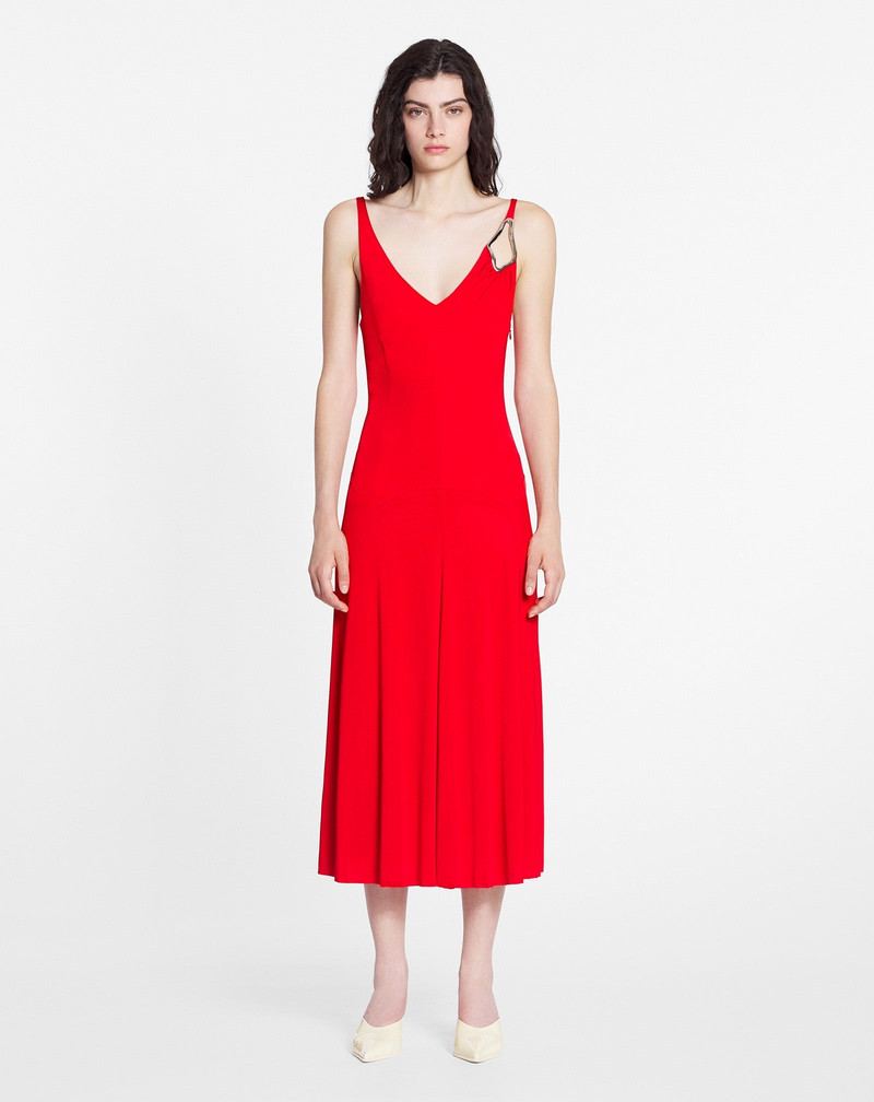 Lanvin SLEEVELESS A-LINE MIDI DRESS outlook
