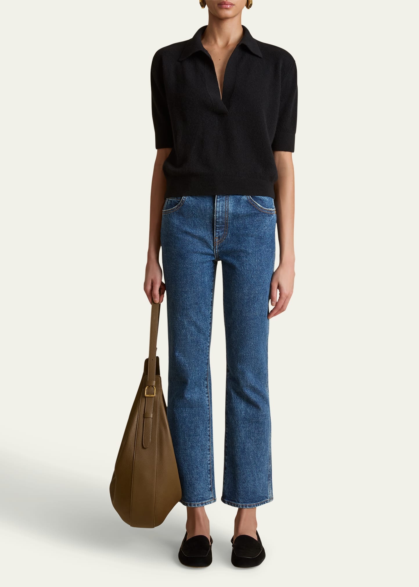 The Vivian Cropped Boot-Cut Jeans - 2