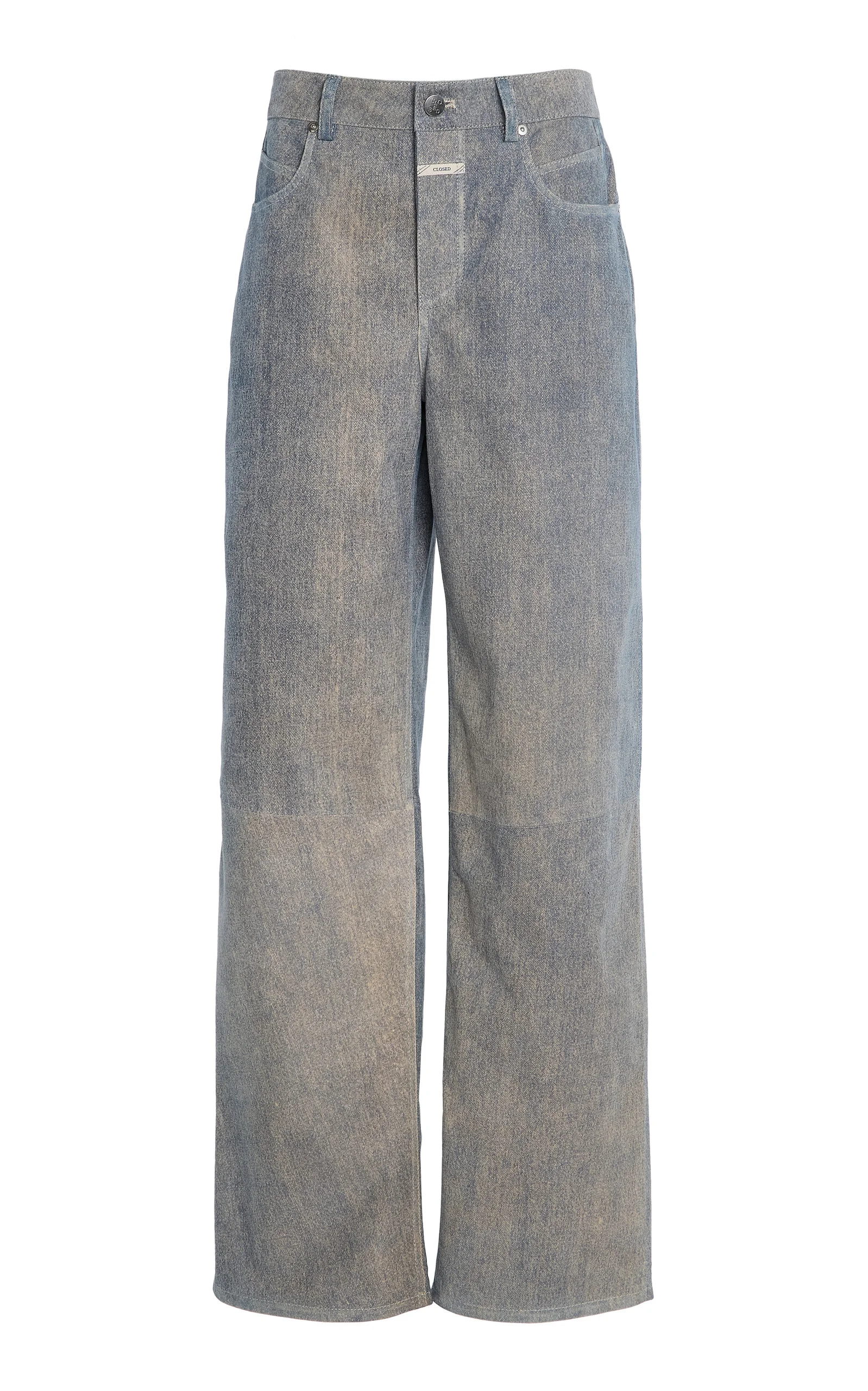 Nikka Denim-Printed Suede blue - 1
