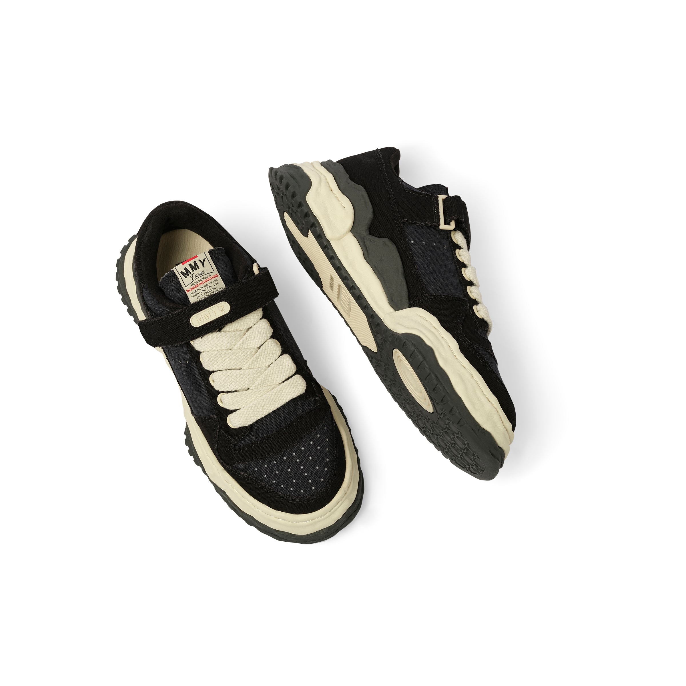 KEITH OG Low Top Sneaker in Black/White - 4