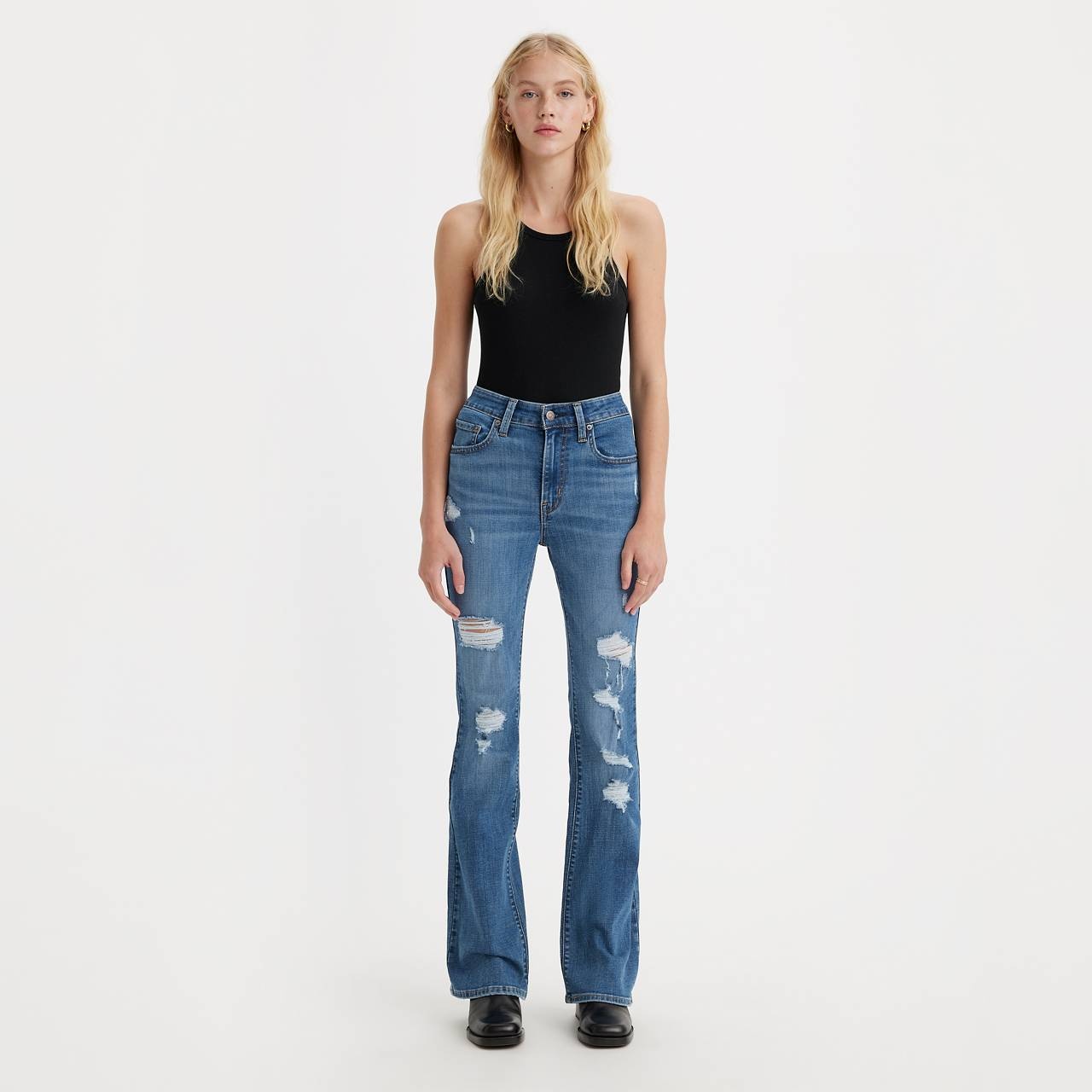 726 HIGH RISE FLARE WOMEN'S JEANS - 2