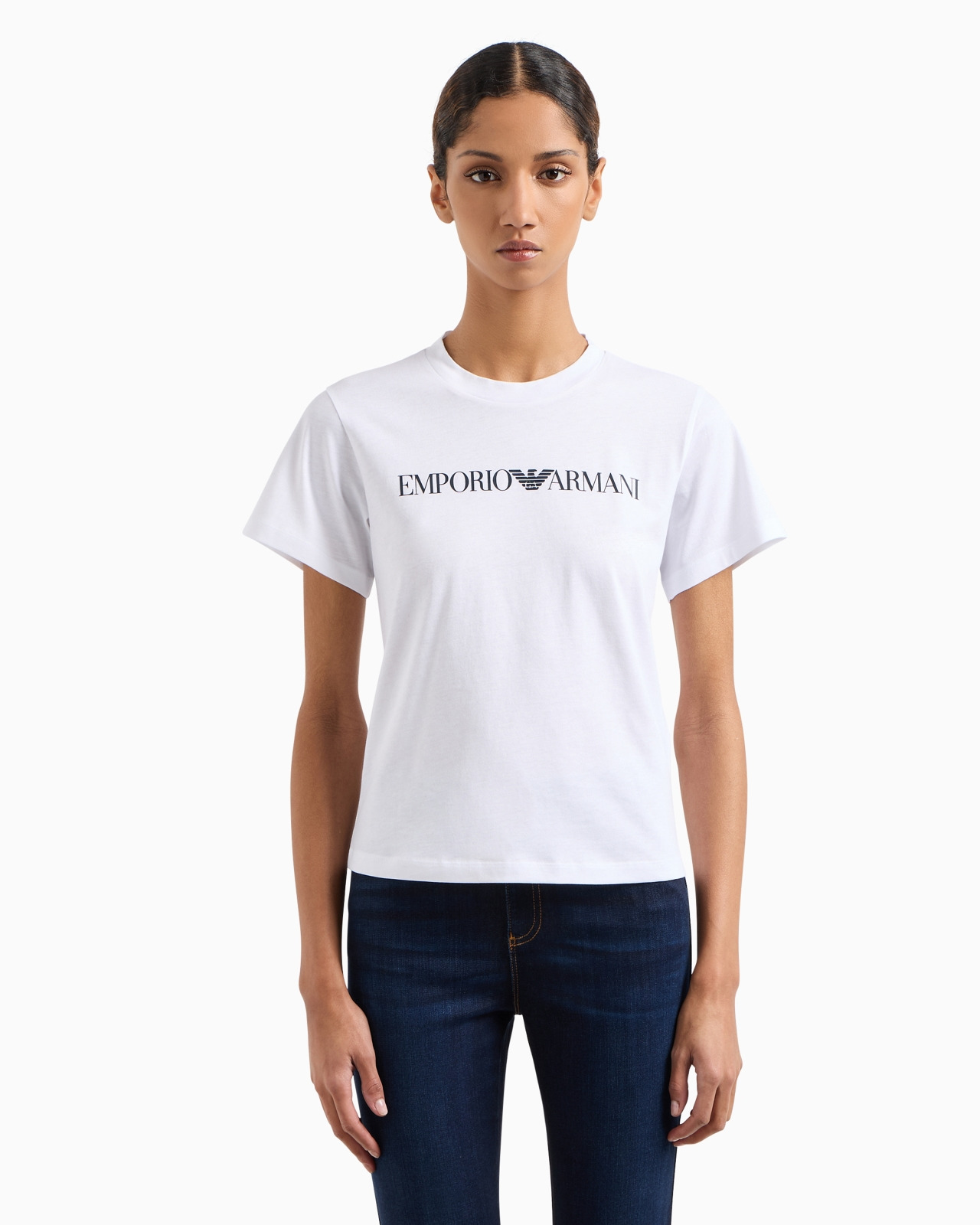 ASV organic-jersey T-shirt with logo print - 4
