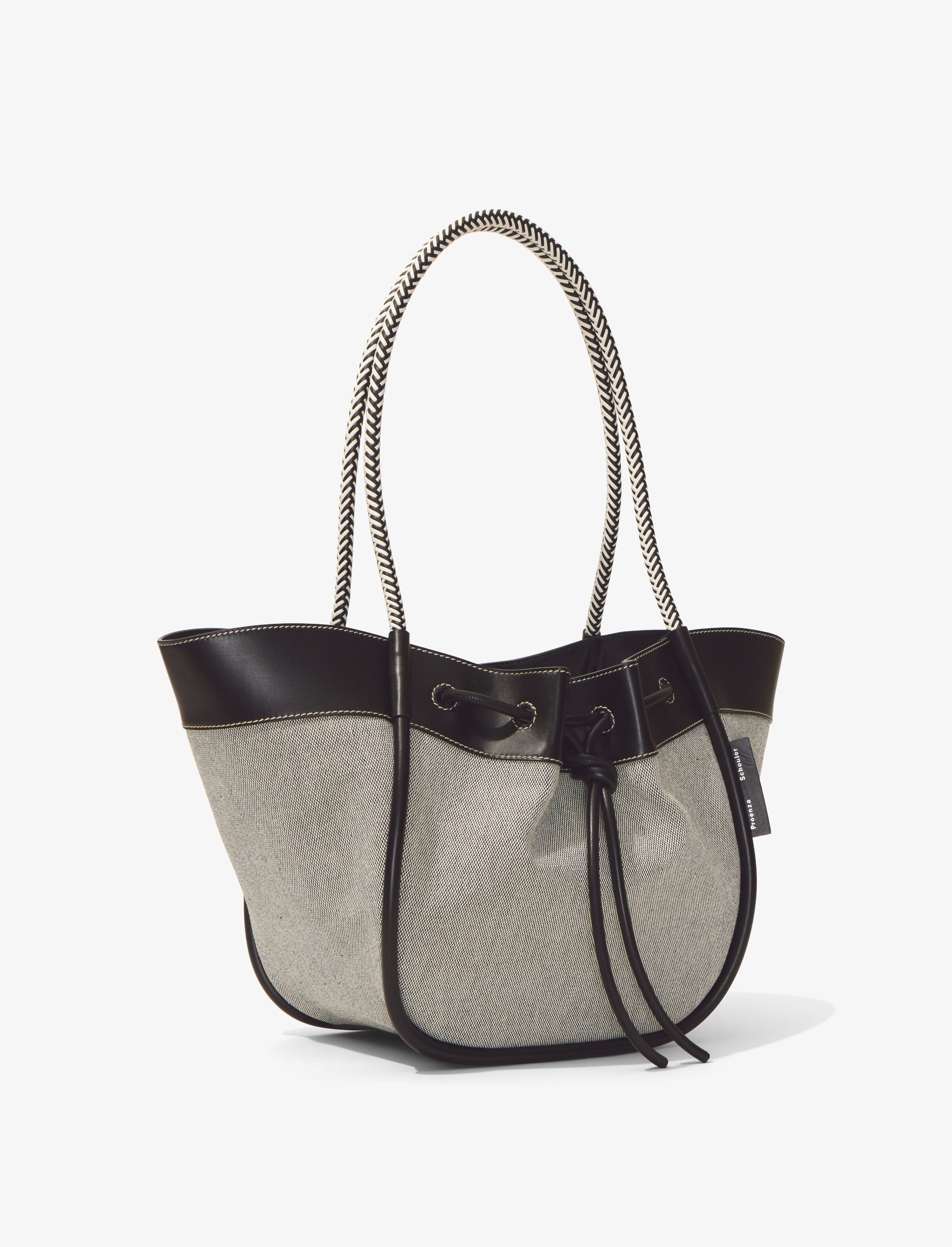 Canvas Ruched Tote - 2