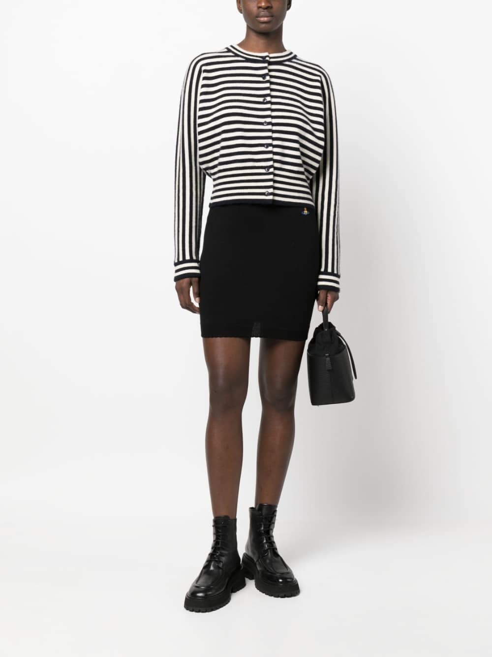 Vivienne Westwood VIVIENNE WESTWOOD BLACK MINI BEA SKIRT