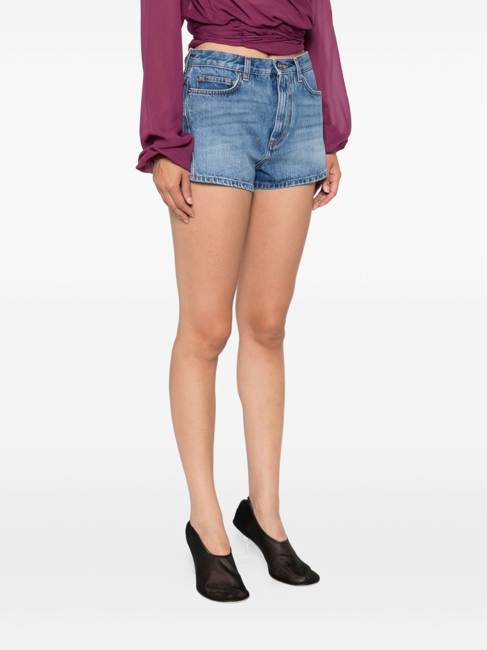 denim shorts - 3