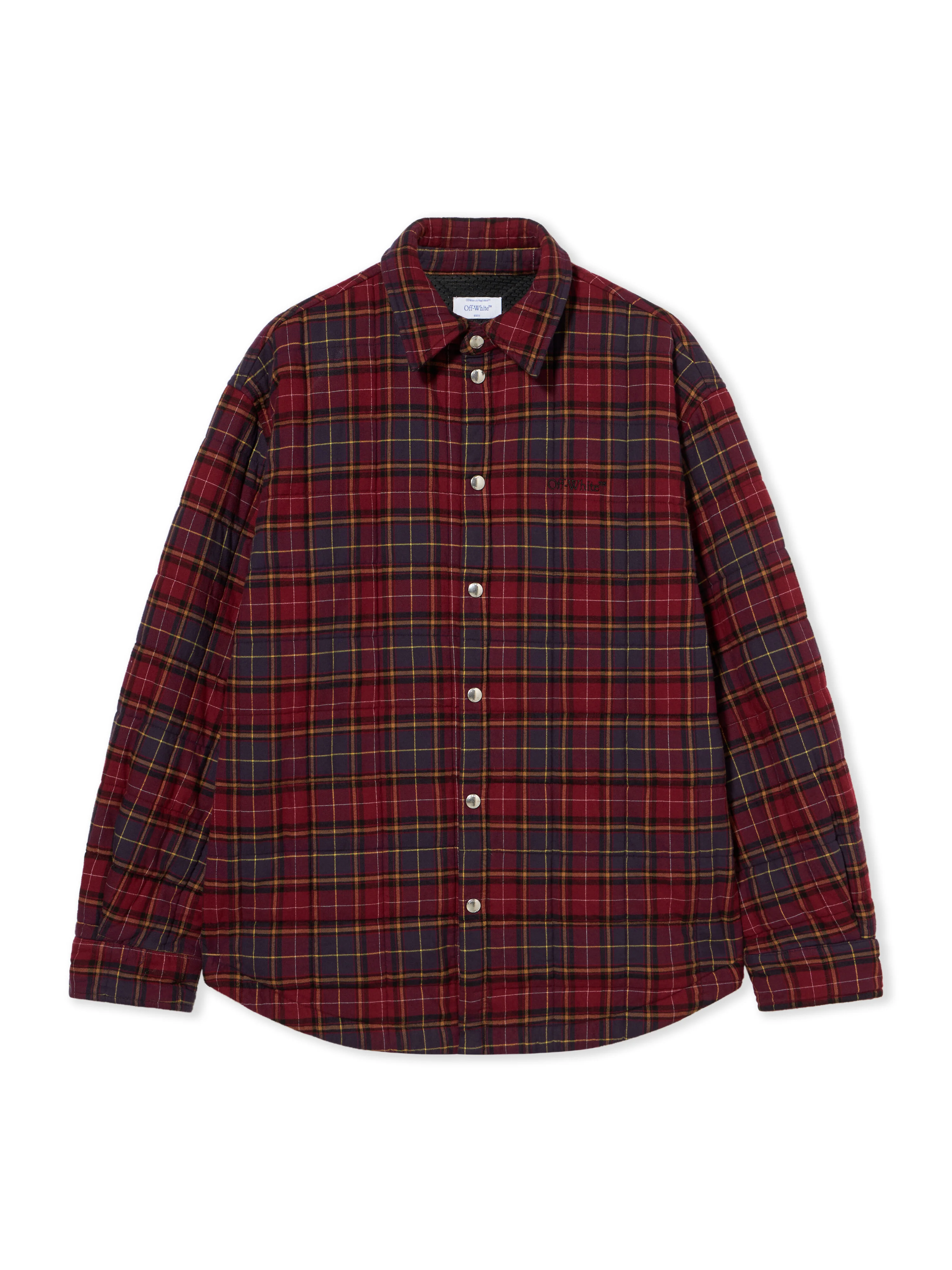 Spray Arrow Check Flannel Overshirt - 1