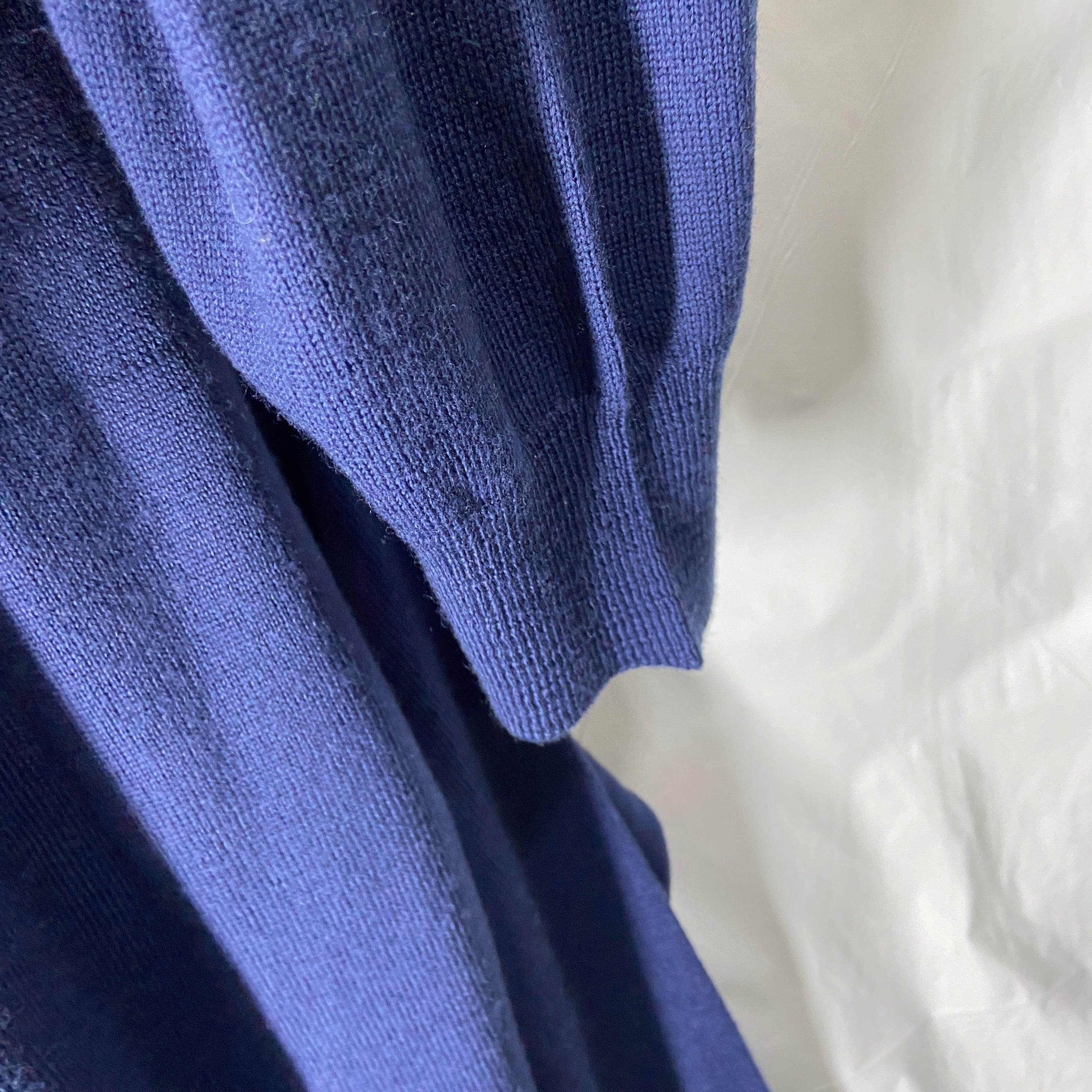 Maison Martin Margiela fall 2007 artisanal four arms blue wool cardigan S - 13