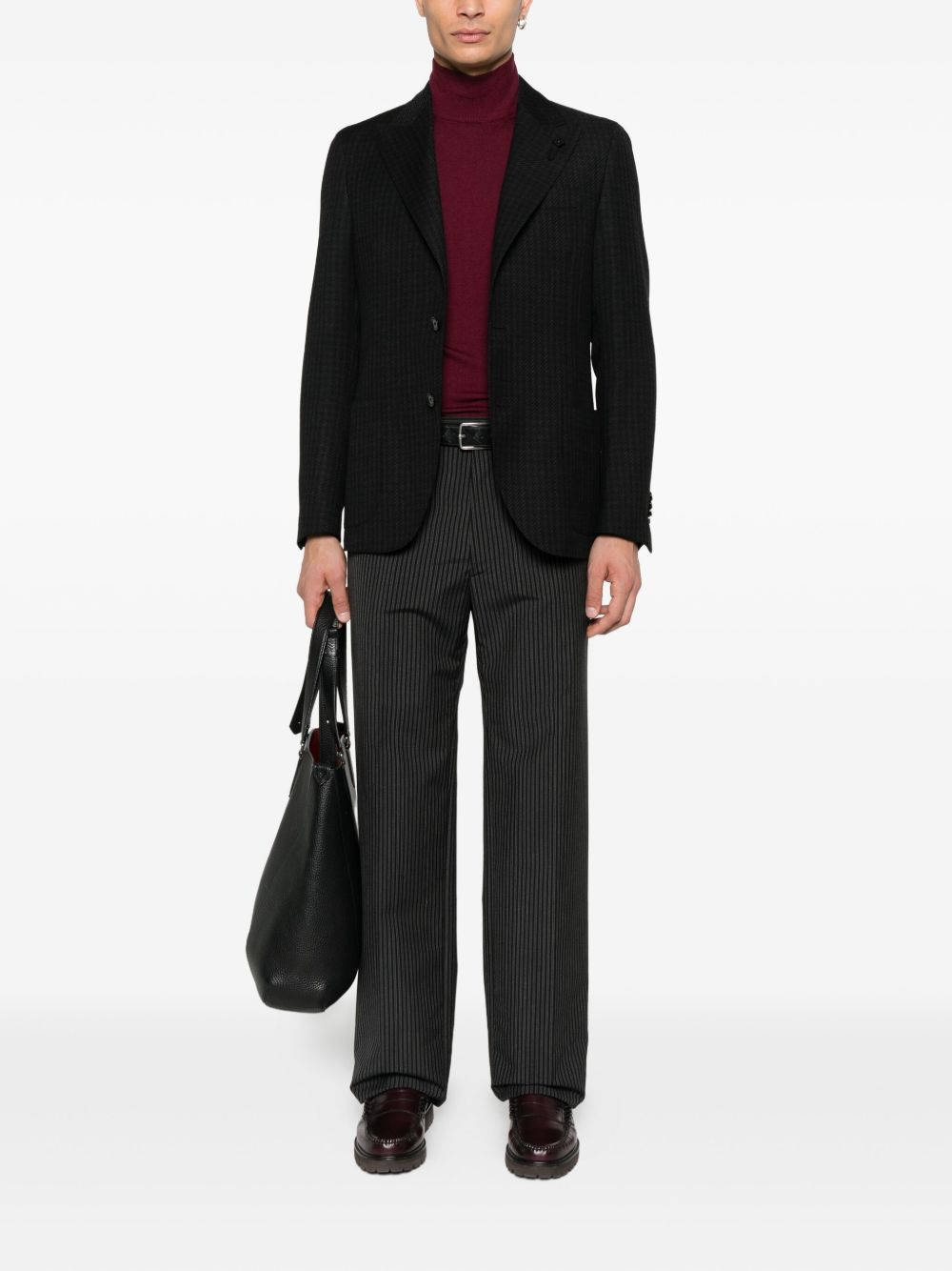 high-neck wool sweater - 2