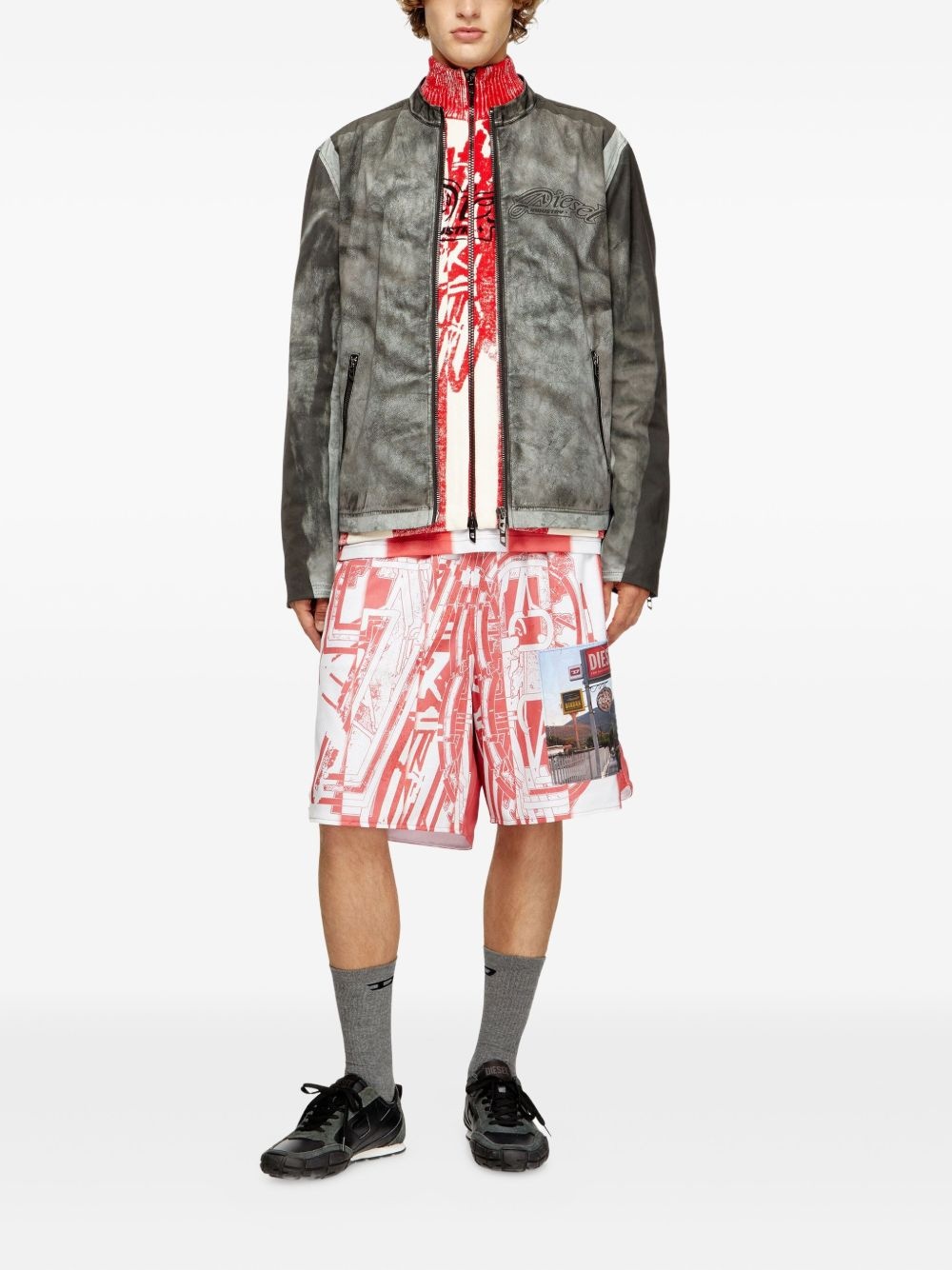 Kurt graphic-print shorts - 2