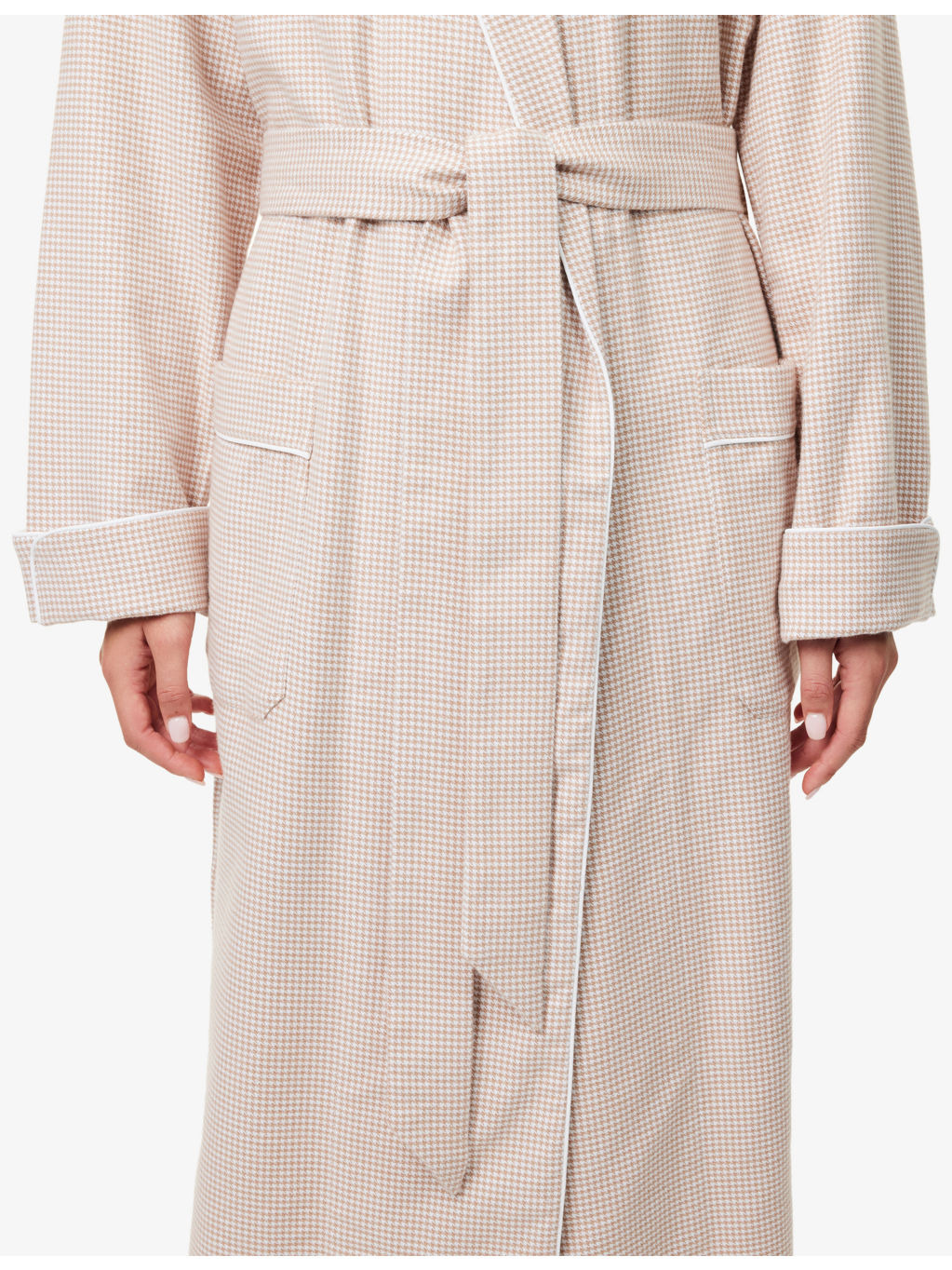 Kelburn Check-Print Cotton Robe - 4