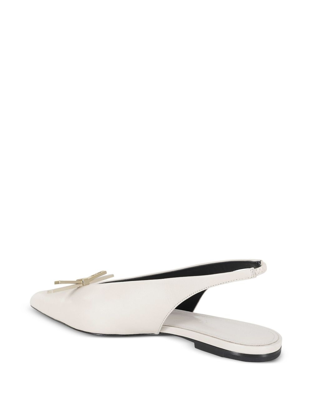 leather slingback pumps - 3