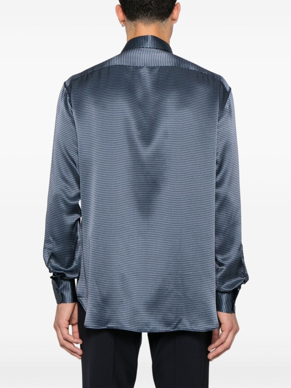 geometric-pattern shirt - 4