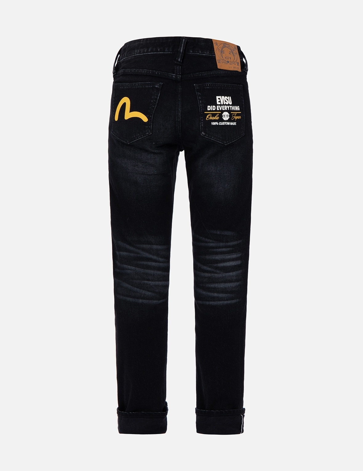 SEAGULL AND LOGO PRINT SLIM-FIT JEANS - 2