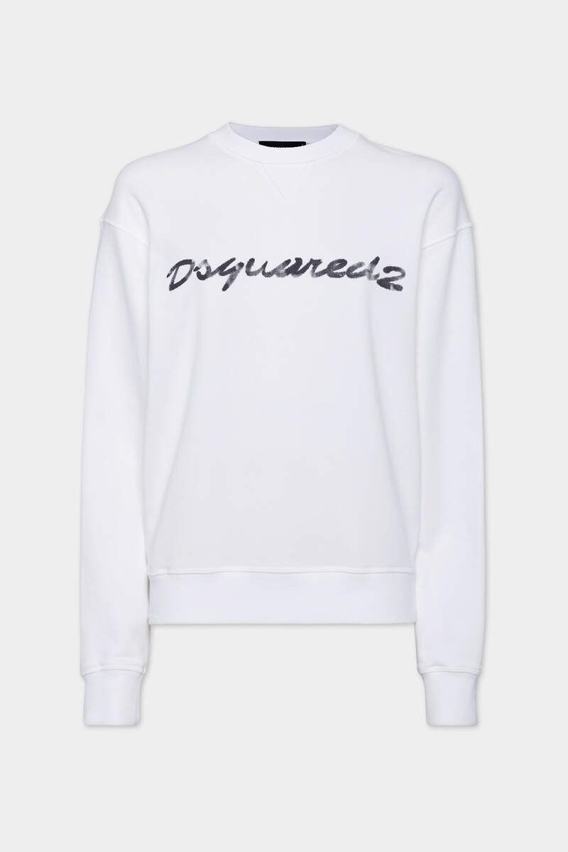 DYED JUST RIGHT FIT DOODLE SWEATSHIRT 1
