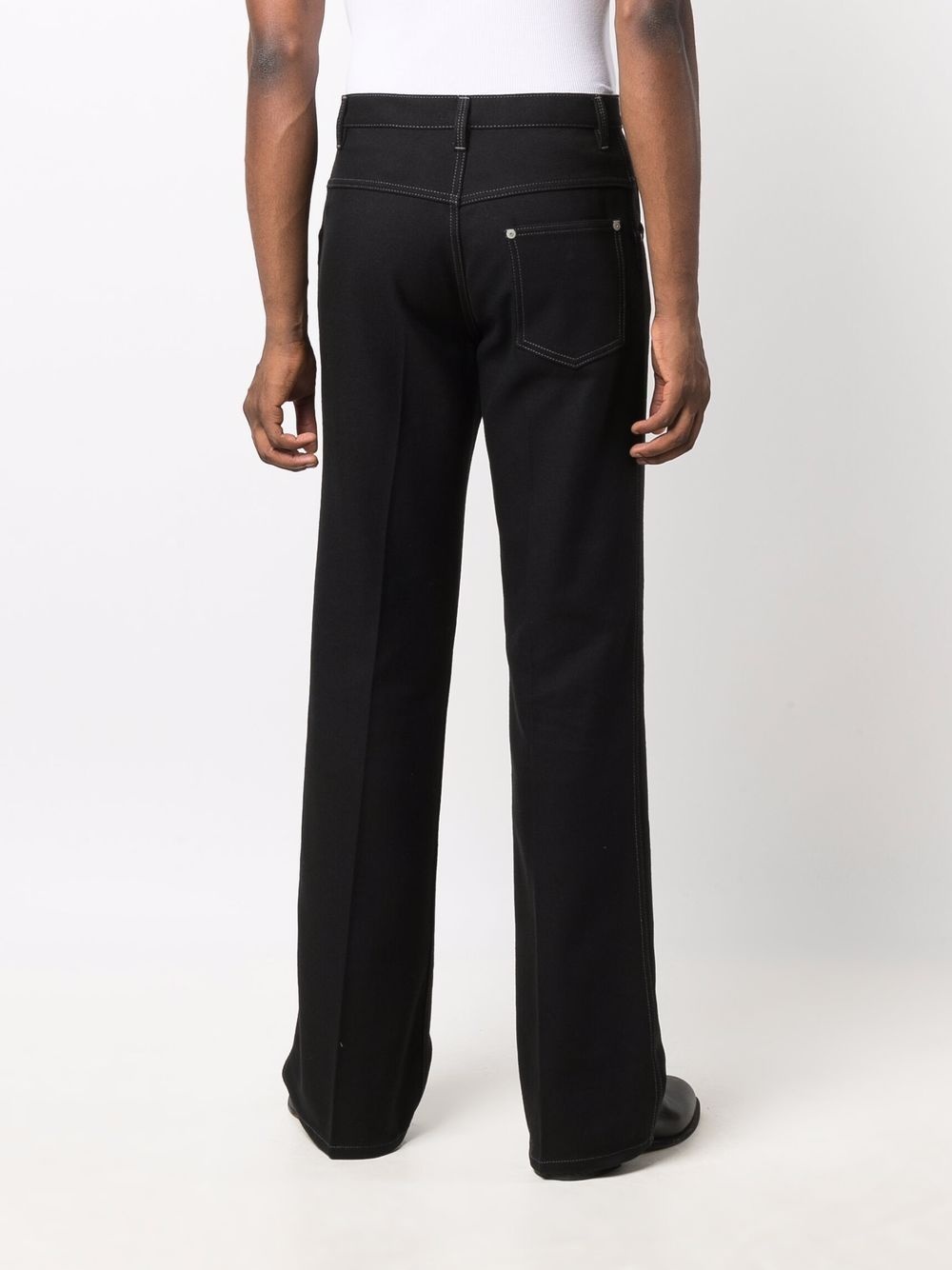 straight-leg trousers - 4