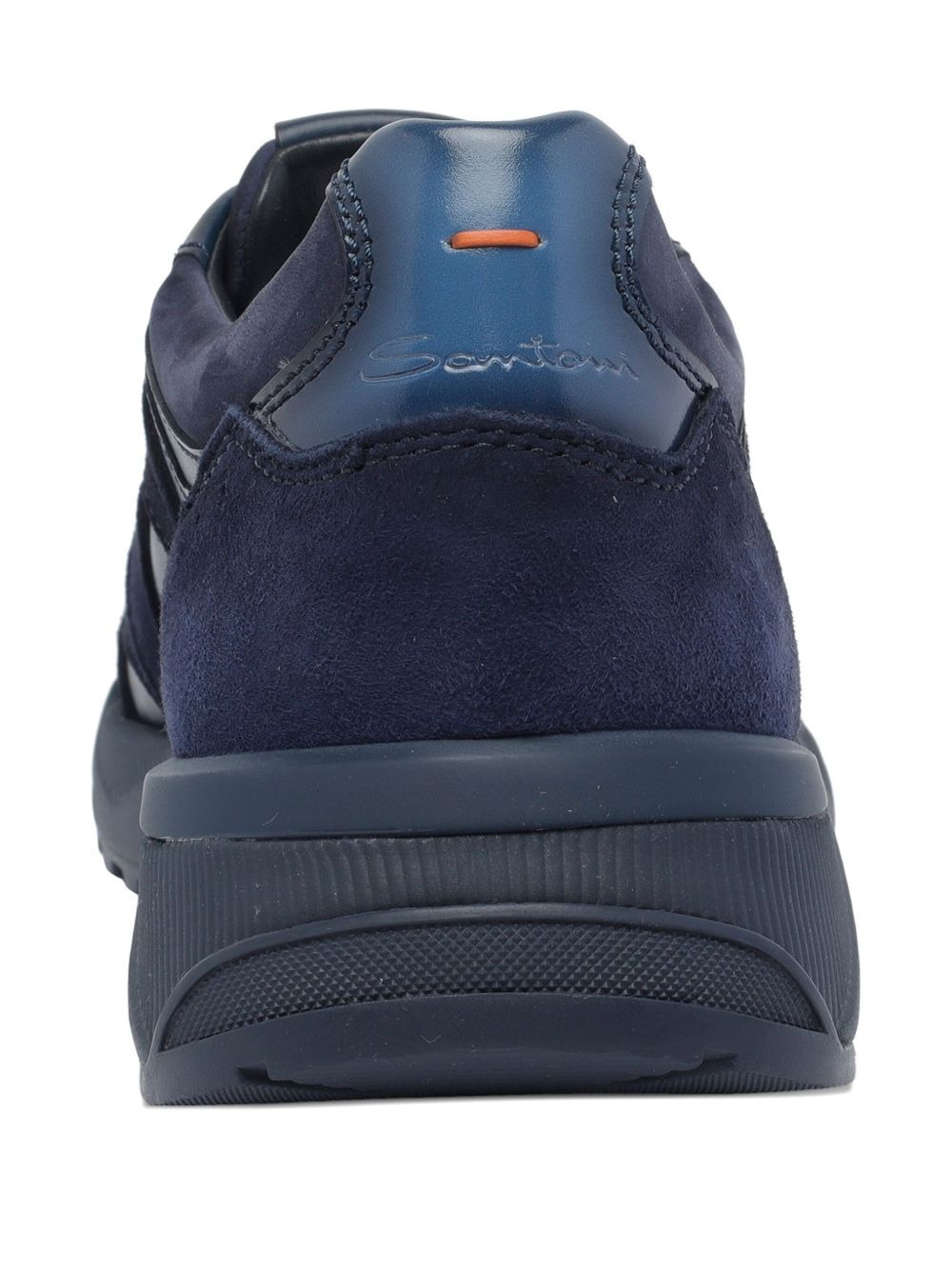 suede paneled sneakers - 3