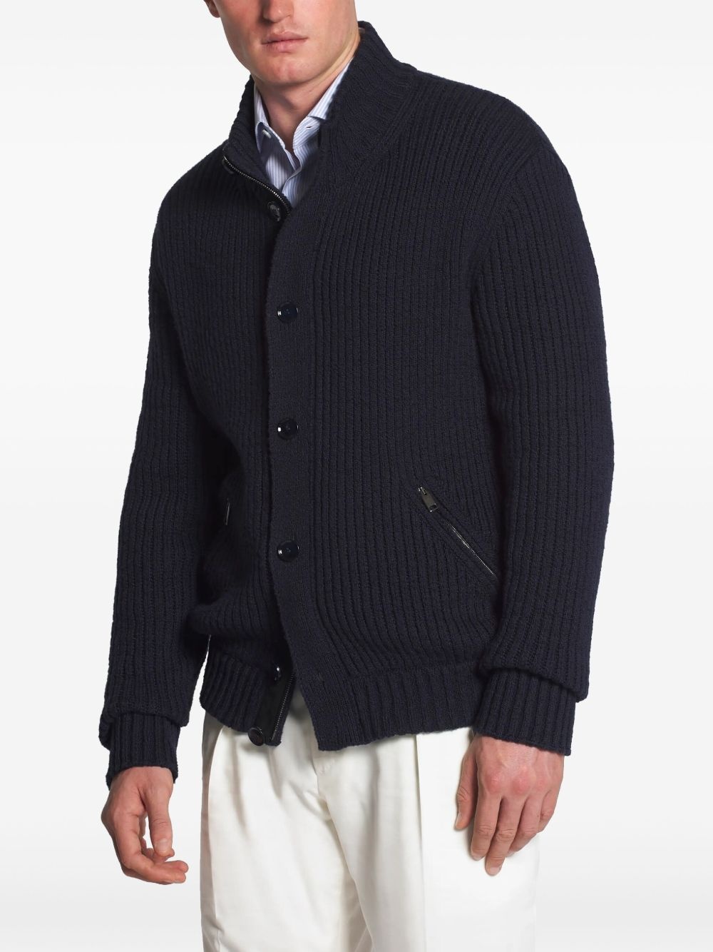 chunky-knit cardigan - 3