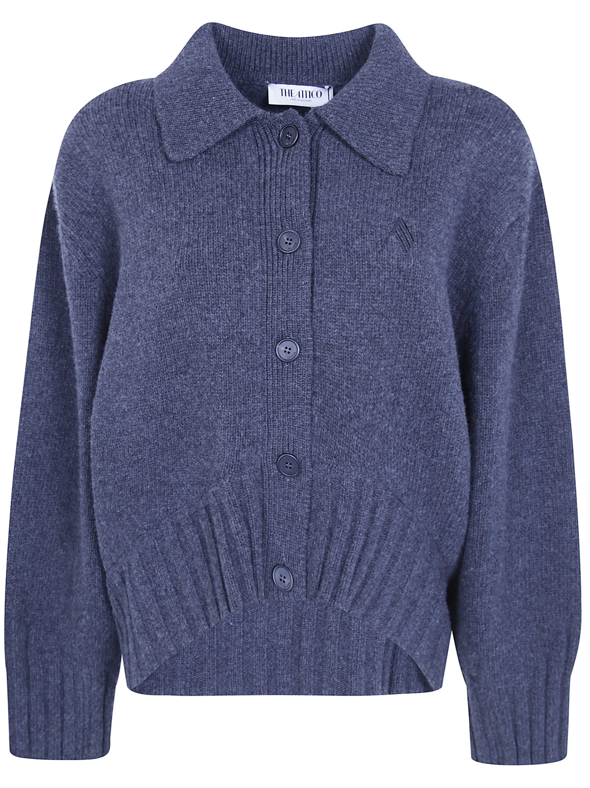 Sweater Cardigan "Shirt Neck" - 1