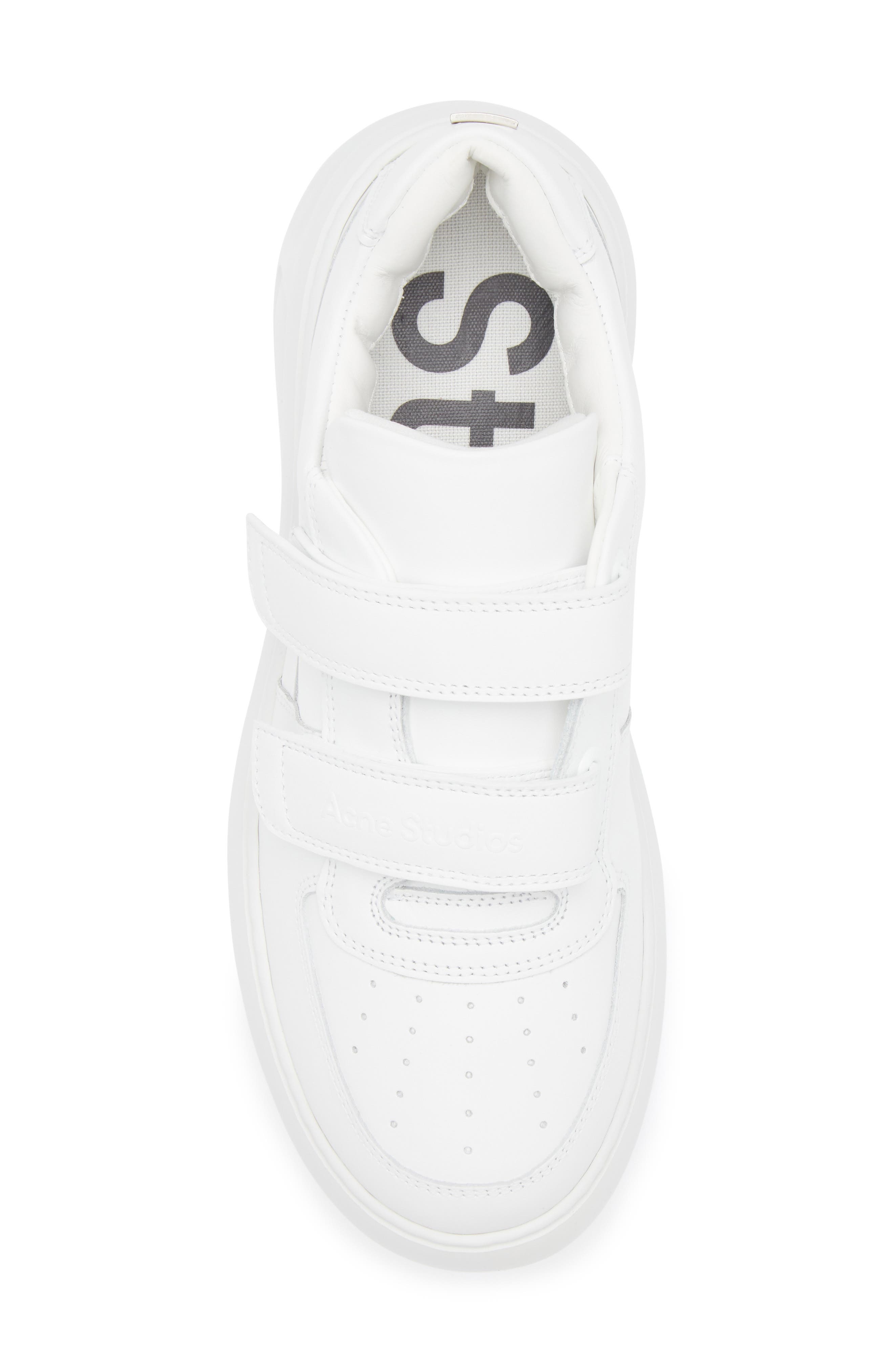 Acne Studios Steffey U Friend Platform Sneaker in Optic White/Optic White at Nordstrom - 5
