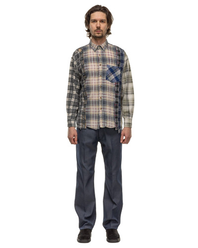 NEEDLES Rebuild by Needles Flannel Shirt -> 7 Cuts Shirt Assorted outlook