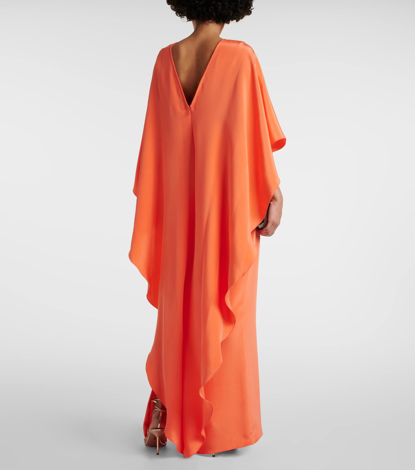Elegante Baleari silk crêpe de chine gown - 3