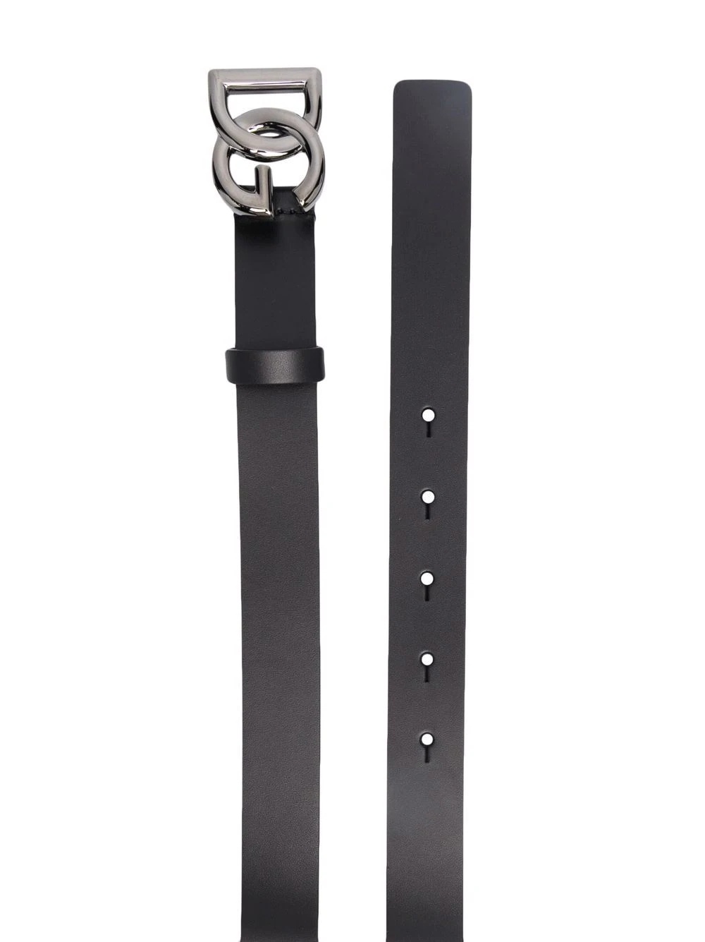 crossed DG logo buckle belt - 2