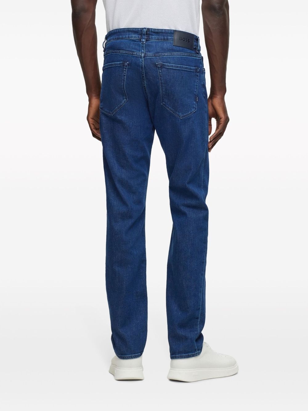 mid-rise straight-leg jeans - 4