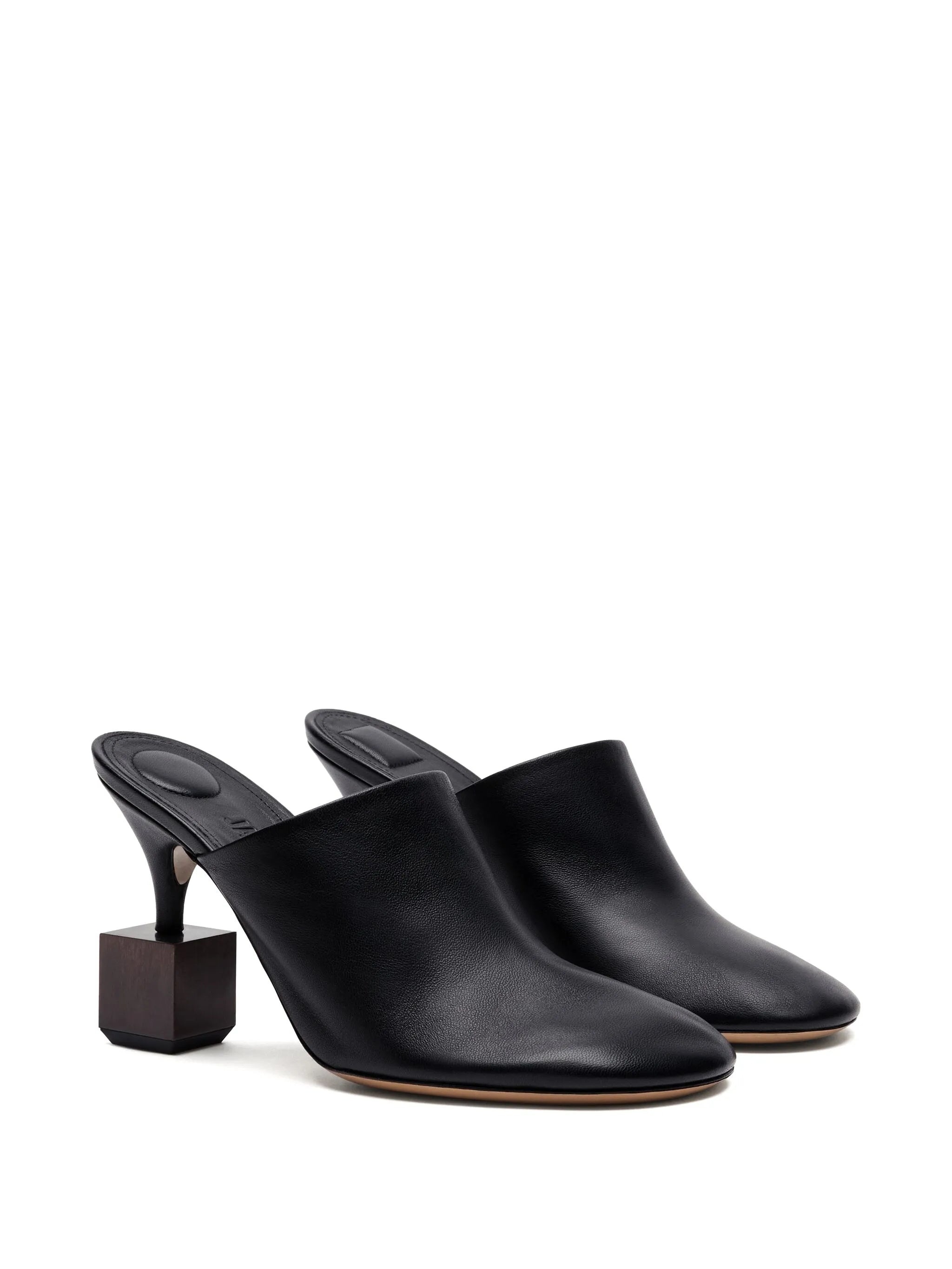 Leather Mules - 3