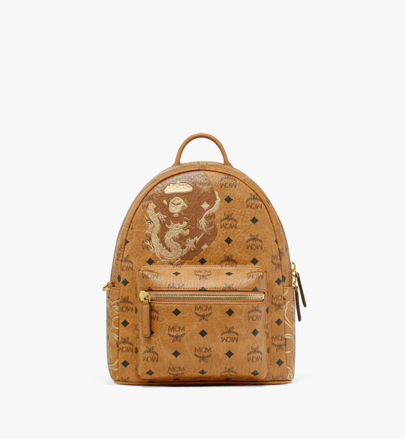 MCM x BAPE Stark Backpack in Visetos 1