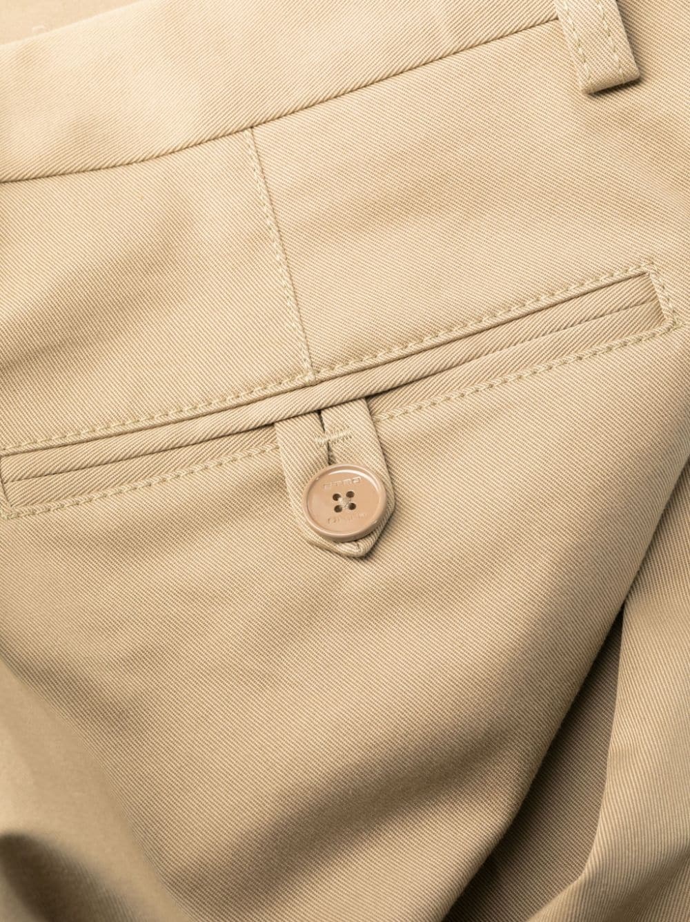 mid-rise stretch-cotton chinos - 7
