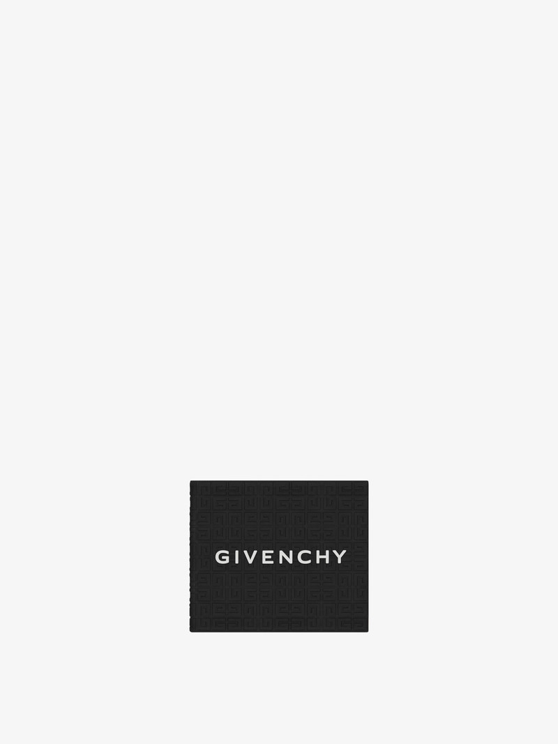 GIVENCHY BIFOLD WALLET IN 4G RUBBER 1