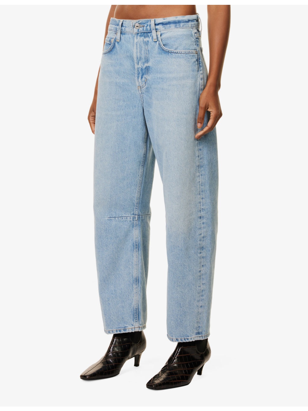 Miro barrel-leg relaxed-fit high-rise denim jeans - 3