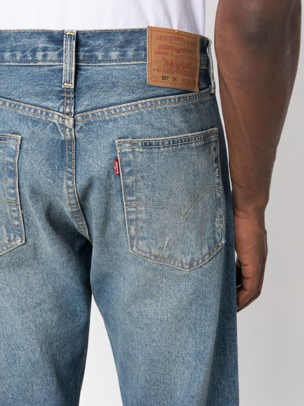 mid-rise straight-leg jeans - 5