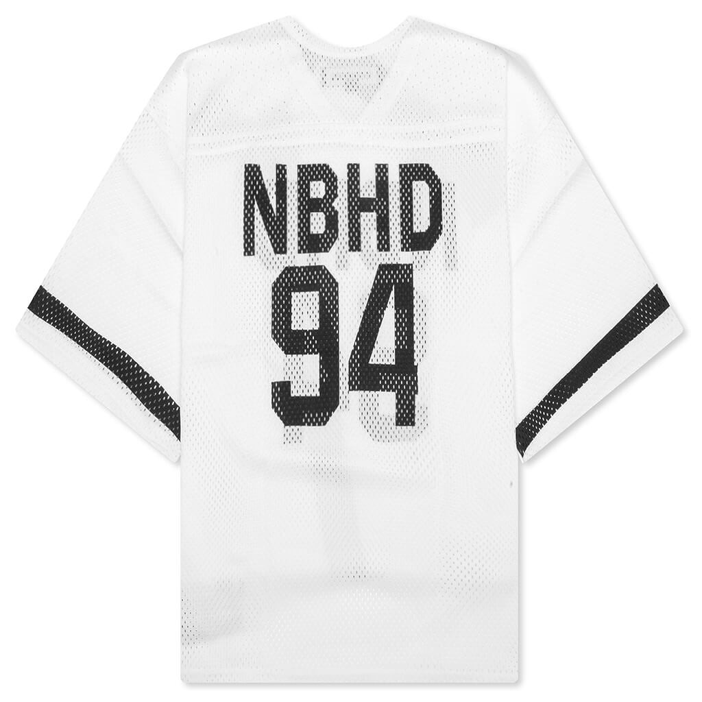 HOCKEY S/S V NECK SHIRT - WHITE - 2