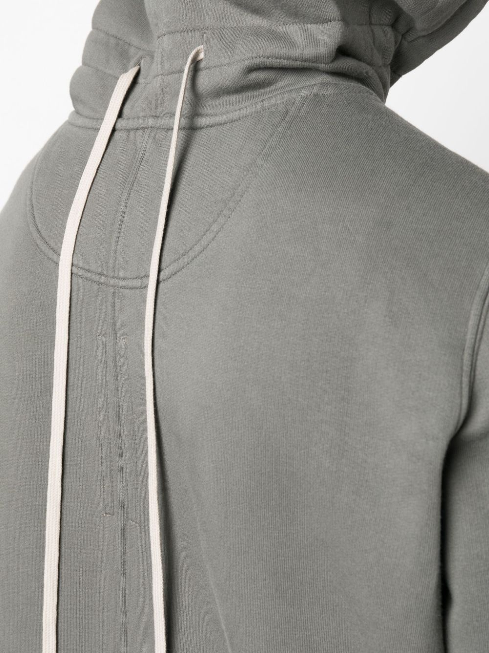 extra-long sleeve cotton hoodie - 5