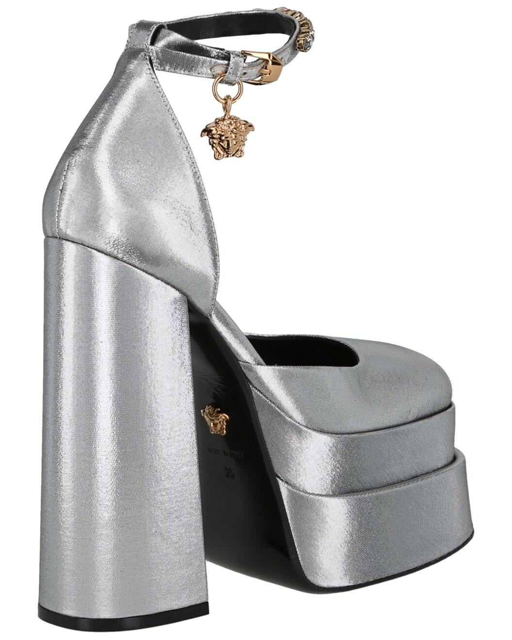 Versace Medusa Aevitas 155 Platform Leather Pump - 3