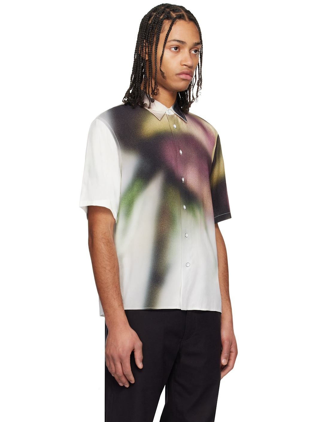 Off-White Dalton Rose-Print Shirt - 2