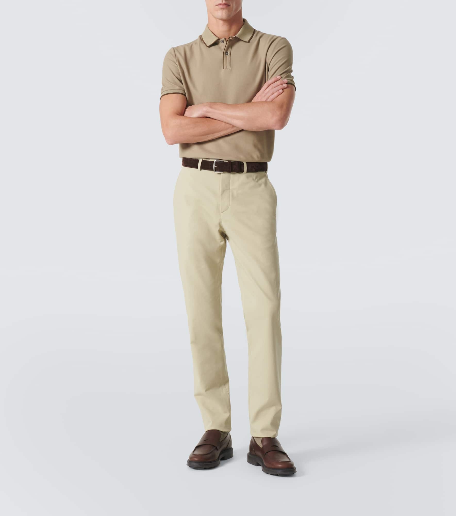 Brentwood cotton-blend piqué polo shirt - 2