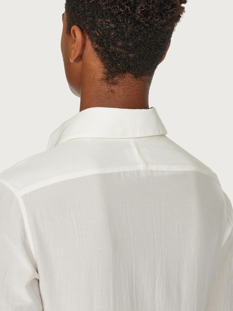 COTTON AND SILK SHIRT - 7