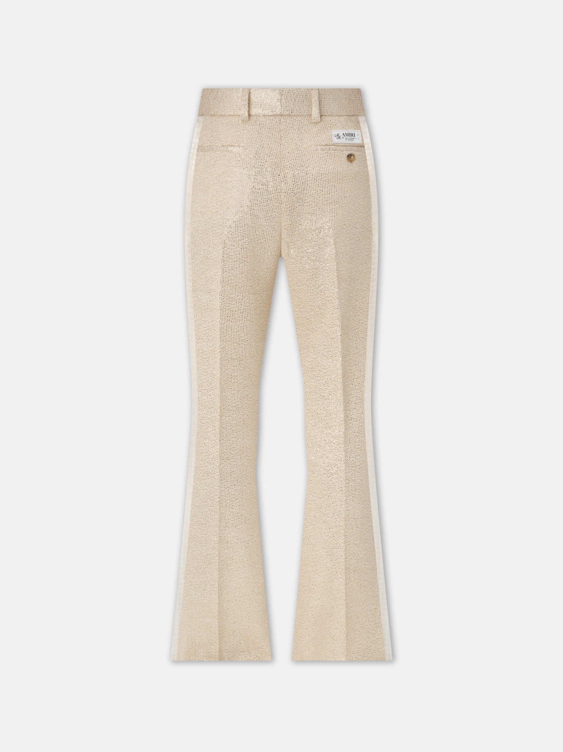 SEQUIN BOUCLE DOUBLE PLEATED PANT - 3
