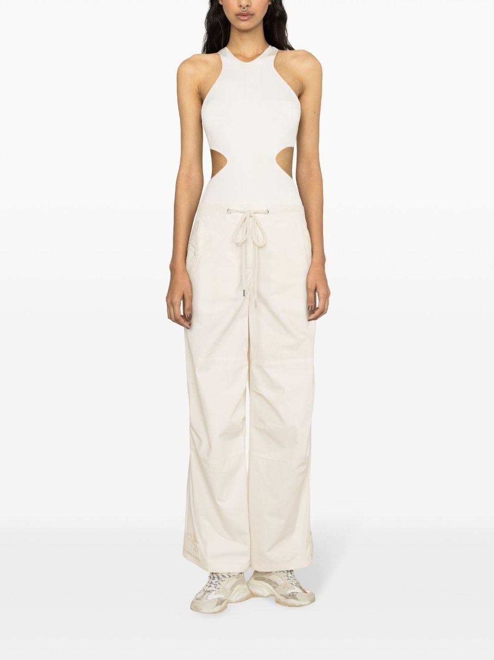ripstop cotton cargo trousers - 2