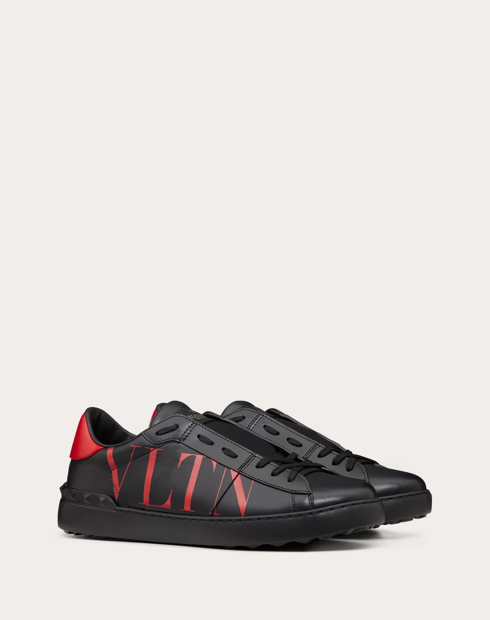 Open Sneaker with VLTN Print - 2