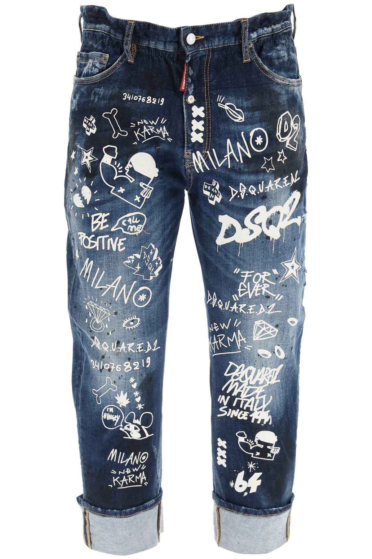 BIG DEAN'S BROTHER GRAFFITI JEANS - 1